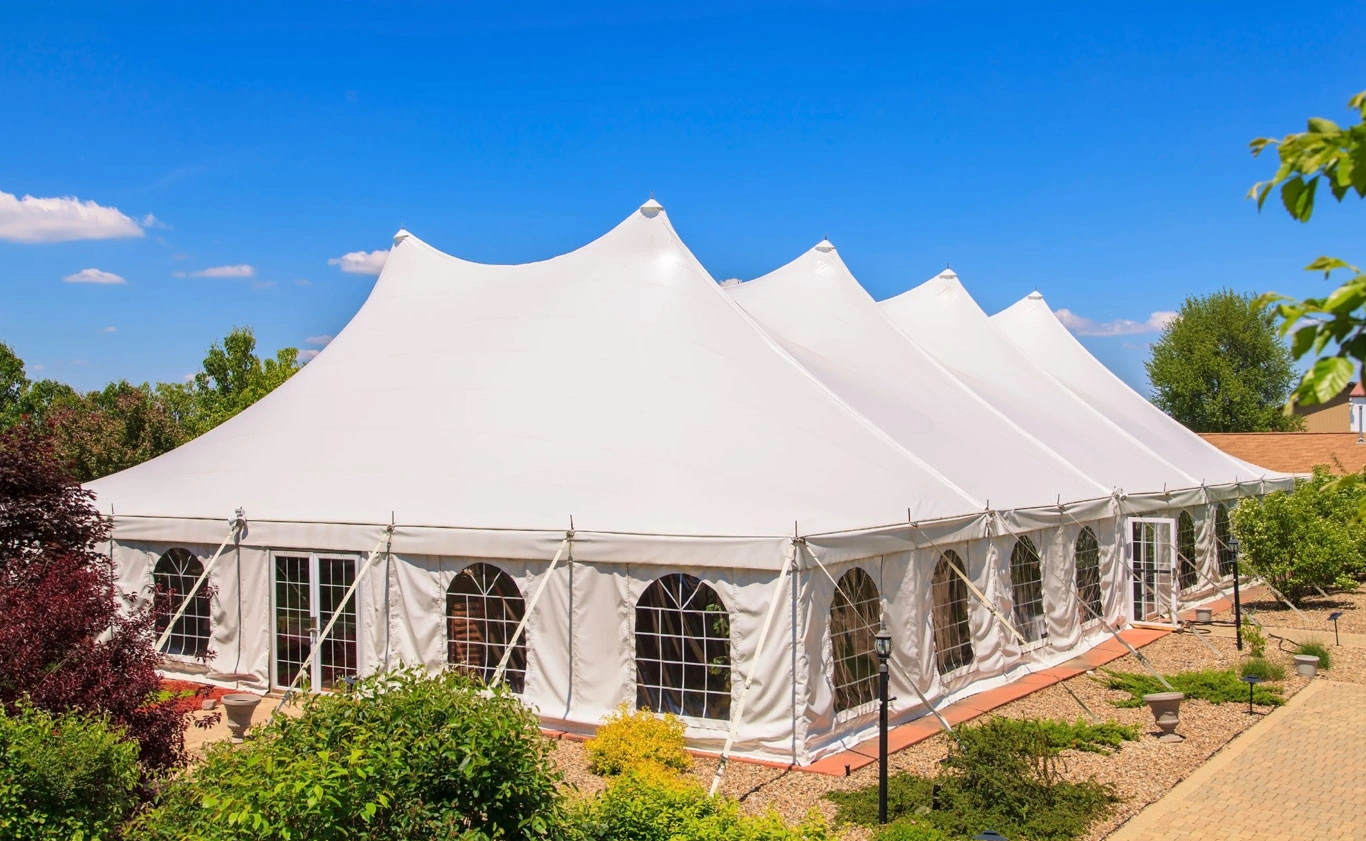 aluminium hangers and tent