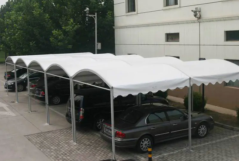 Application of Awning Canopies Car Parking Shades