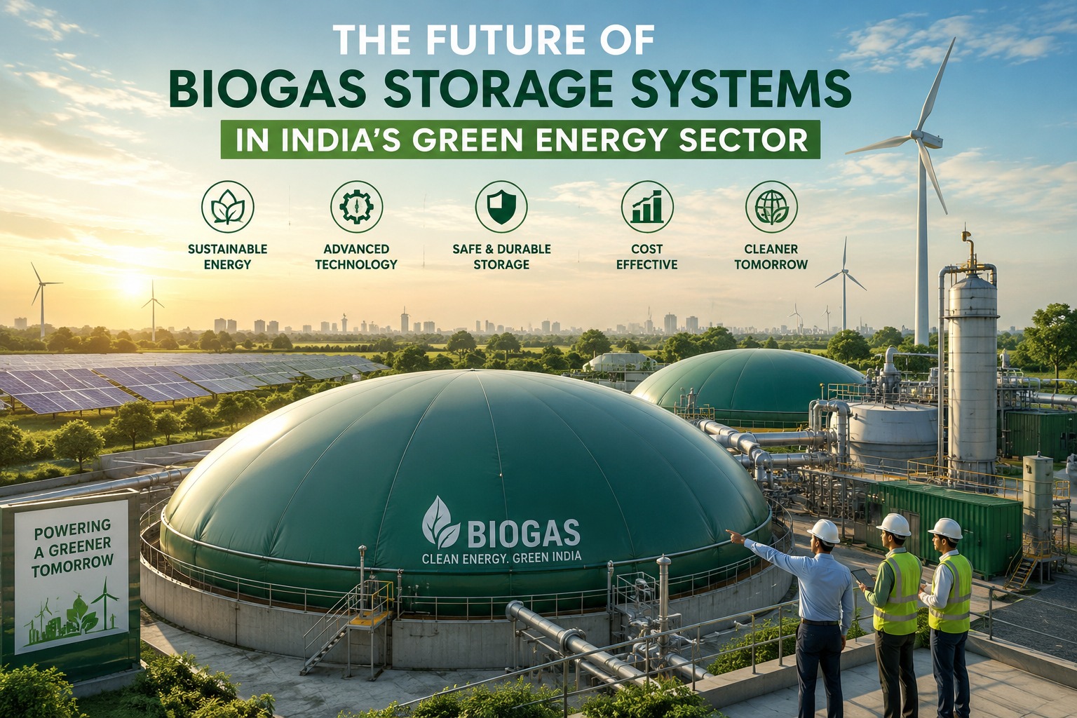 Future of Biogas Storage Systems in India’s Green Energy Sector 
