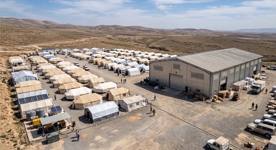 Best Fabric for Temporary Shelters and Aluminium Hangar Structures
