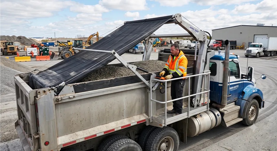 How do Tarp systems improve safety and efficiency in Trucking